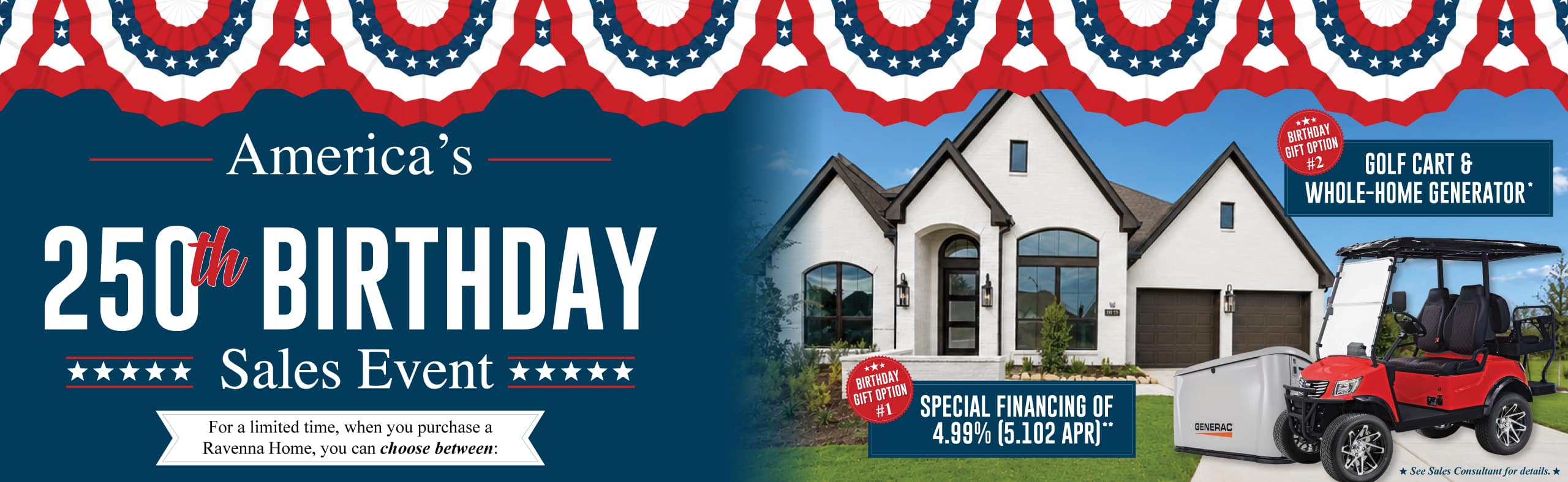 America's 250th Birthday - Sales Event