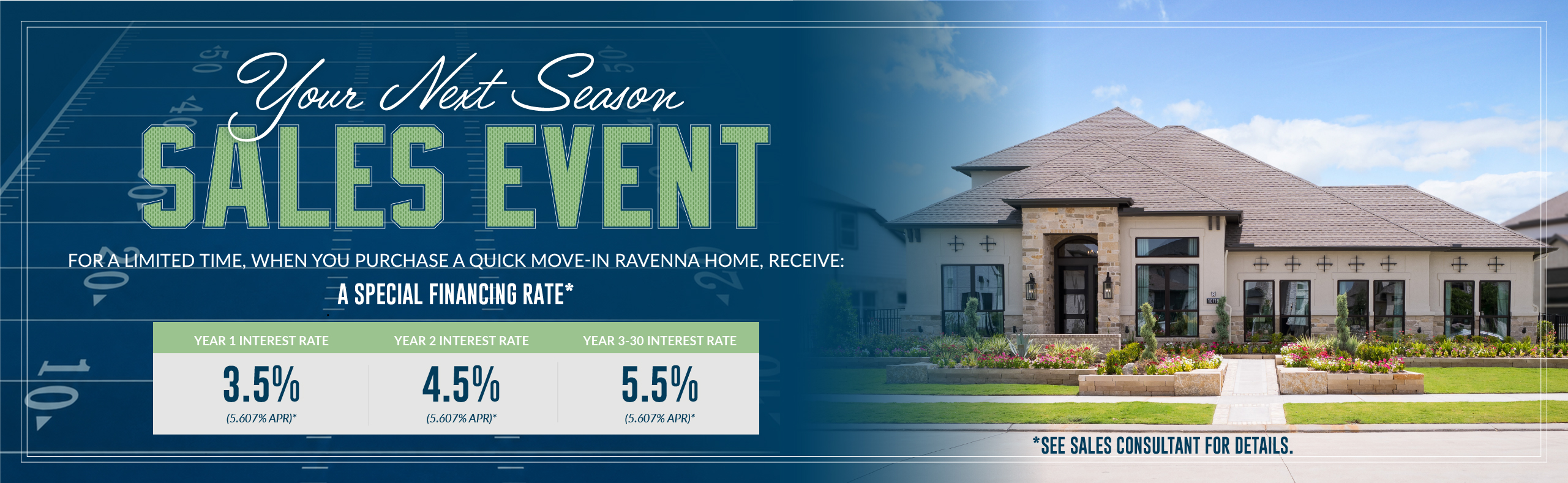 Your Next Season Starts Here - Quick Move-In